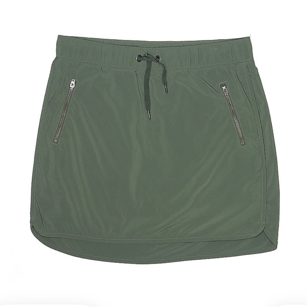 Athleta Olive Skirt with Functional Pockets